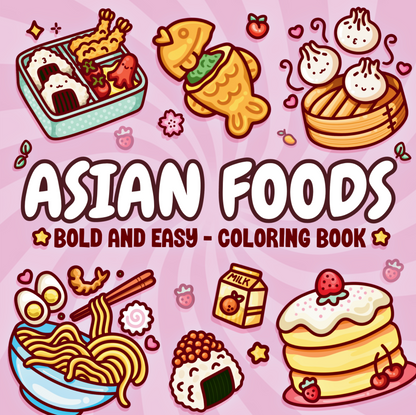 Asian Foods Coloring