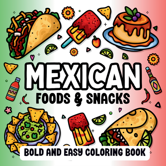 Mexican Snacks Coloring